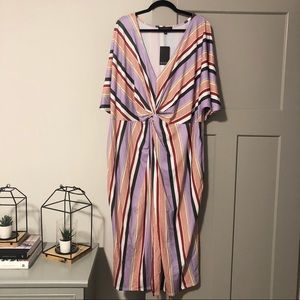 Eloquii Plus Striped Dress